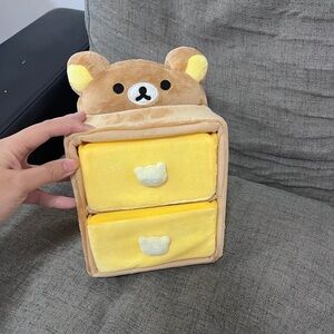 Cute Bear Plush Storage Box